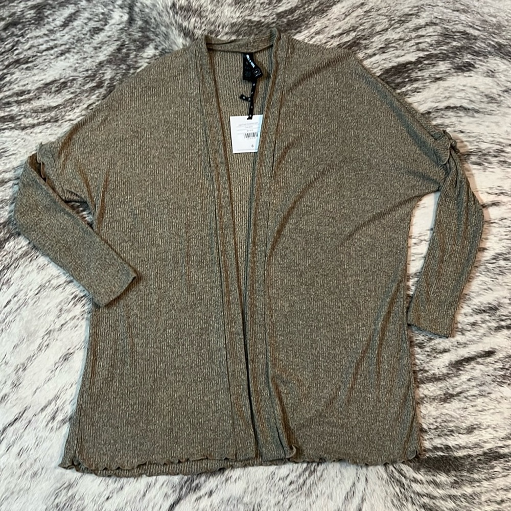 NWT Open Front Thumbhole Cardigan Medium